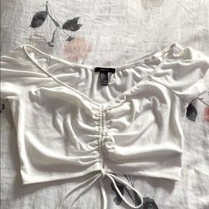 Forever 21 runched crop top